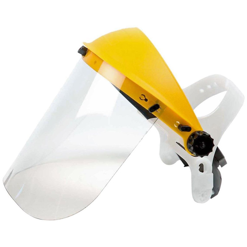 Maschera di protezione viso regolabile trasparente